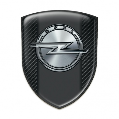 Opel Car Interior Badge Black Fibers Version 