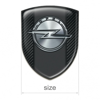 Opel Car Interior Badge Black Fibers Version 