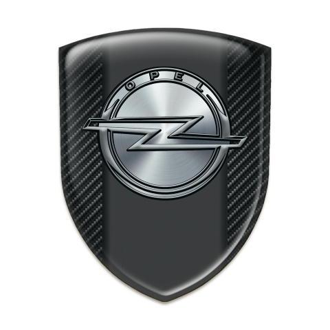 Opel Car Interior Badge Black Fibers Version 