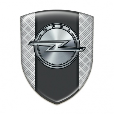 Opel Silicone Car Decal Badge Grid Effect Version 
