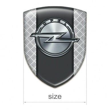 Opel Silicone Car Decal Badge Grid Effect Version 