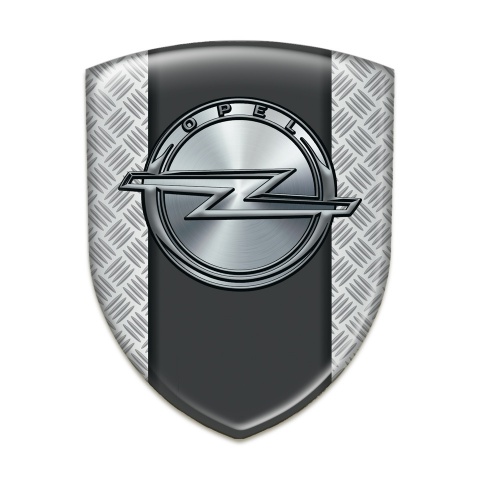 Opel Silicone Car Decal Badge Grid Effect Version 