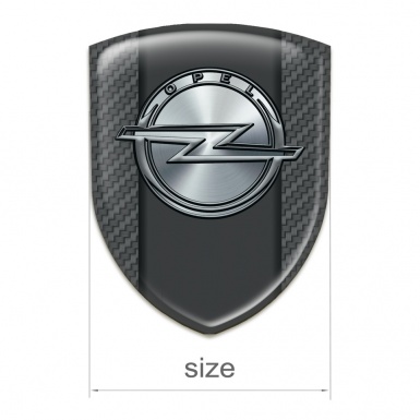 Opel Silicone Badge Stylish Carbon Version 