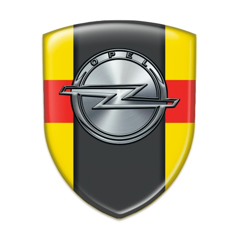 Opel Emblem Interior Yellow with red Band Version 