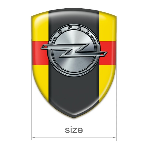 Opel Emblem Interior Yellow with red Band Version 