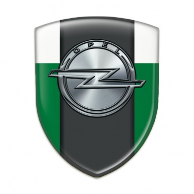 Opel Silicone Badge Green White Version 