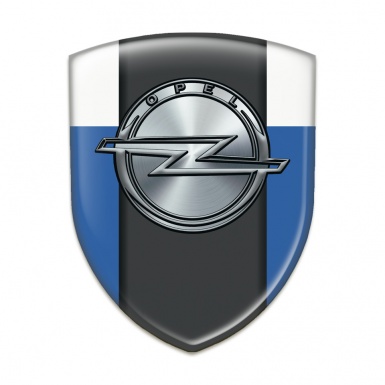 Opel Auto Emblem Blue White Version 