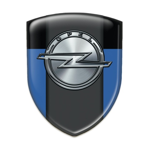 Opel Resin Sticker Blue Black Version 