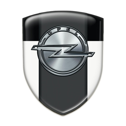 Opel Emblem Exterior White Black Version 