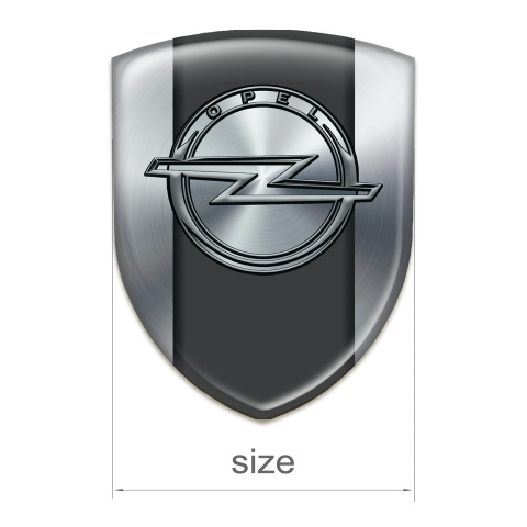 Opel Car Accessories Badge Silver Version 