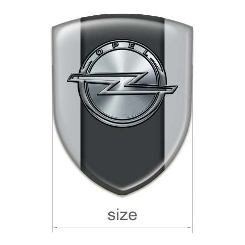 Opel Self Adhesive Car logo Emblem Grey Version 