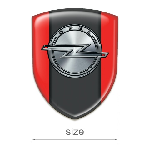 Opel Car Interior Badge red Version 