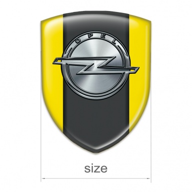 Opel Silicone Badge High Quality Yellow Version 
