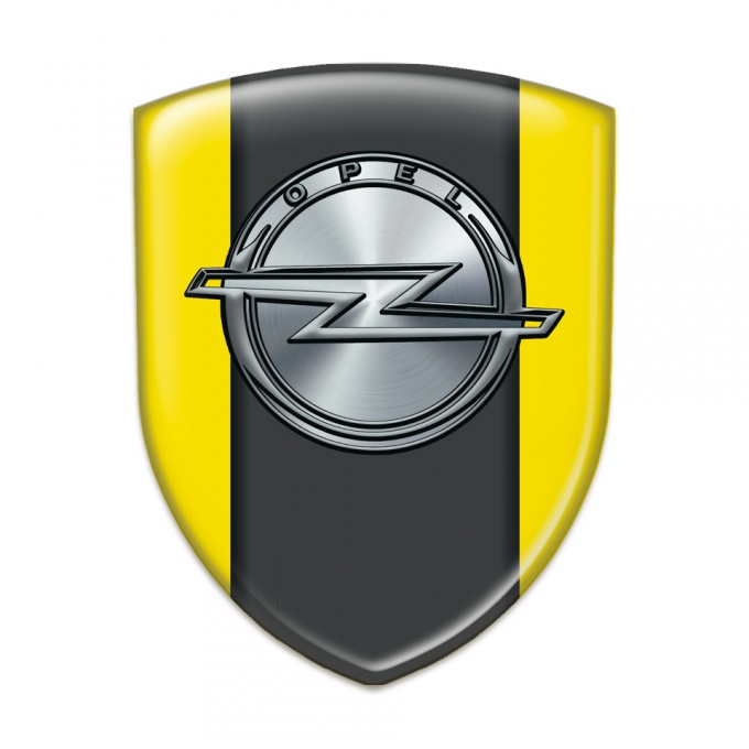 Opel Silicone Badge High Quality Yellow Version 