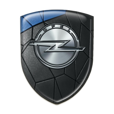 Opel Self Adhesive Car logo Emblem Blue Black Mosaic Effect 