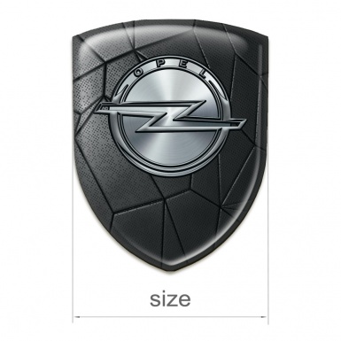 Opel Car Interior Badge Black Mosaic Design 