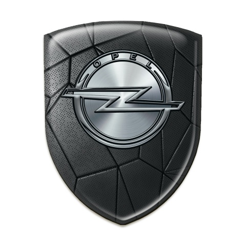 Opel Car Interior Badge Black Mosaic Design 