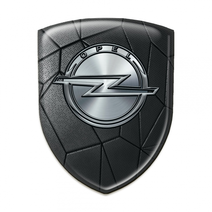 Opel Car Interior Badge Black Mosaic Design 