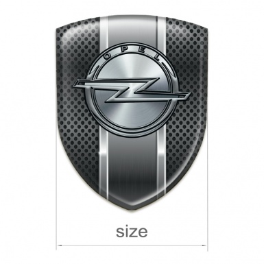 Opel Silicone Shield Dark Mesh with Metal Central Panel 