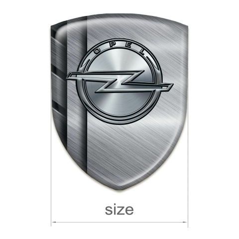 Opel Resin Sticker Metal Plates Design 