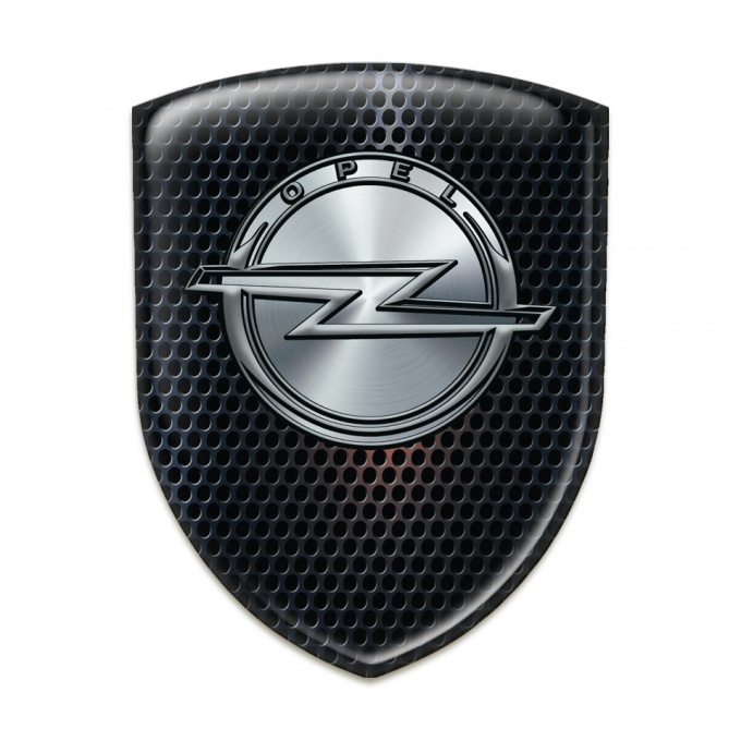Opel Self Adhesive Car logo Emblem Stylish dark Design 