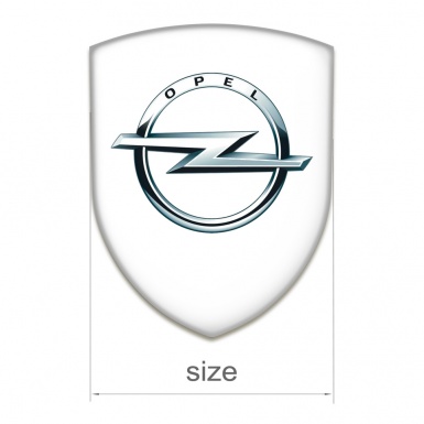 Opel Logo Emblem White Base Classic Logo 