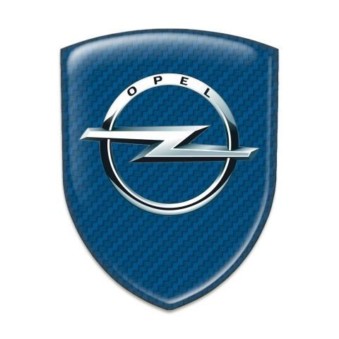 Opel Emblem Exterior Navy Blue Carbon Base Classic Logo 