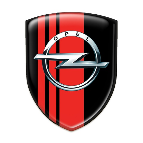 Opel Silicone Shield Black with Red Tapes 