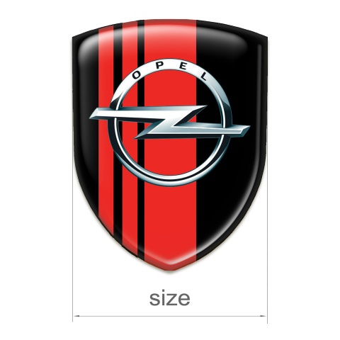 Opel Silicone Shield Black with Red Tapes 