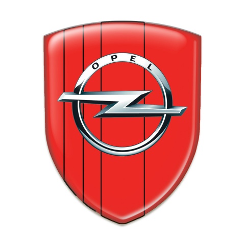 Opel Logo Emblem Stylish Red Decoration Style 