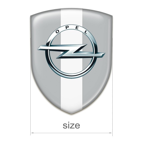 Opel Silicone Shield Grey Background White Tape 