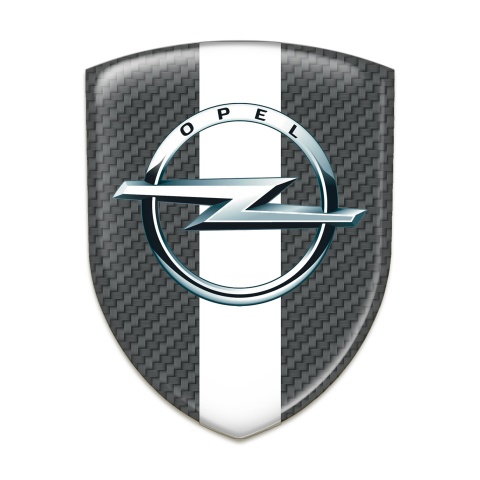 Opel Resin Sticker Carbon with White tape Variant