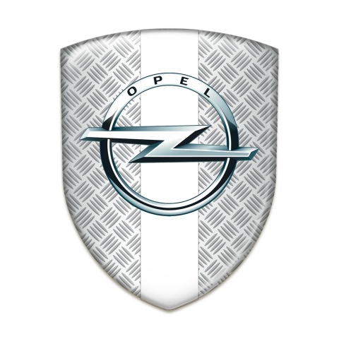Opel Resin Sticker Grid Effect with White Tape Variant 