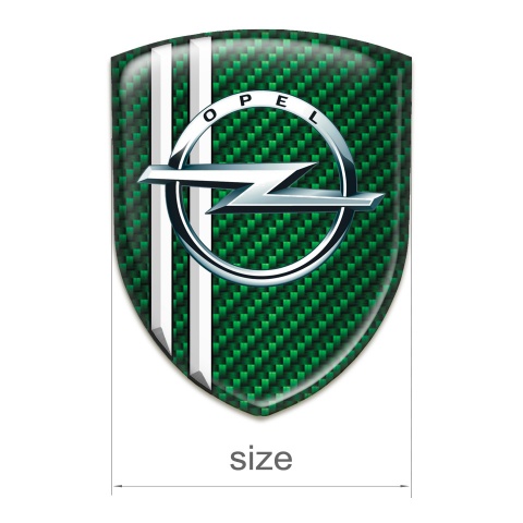 Opel Silicone Shield Green carbon White Lines Variant 