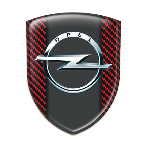 Opel Tuning Badge  Red Carbon Edition 