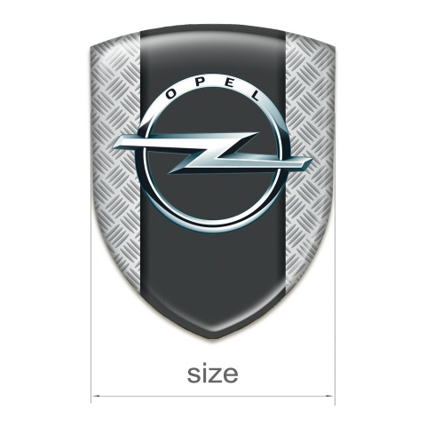 Opel Silicone Car Decal Badge Grid Effect Edition 