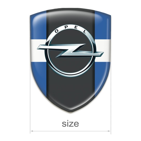 Opel Auto Emblem Blue with White Band Edition 