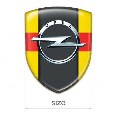 Opel Emblem Exterior Yelloow with Red Band edition 