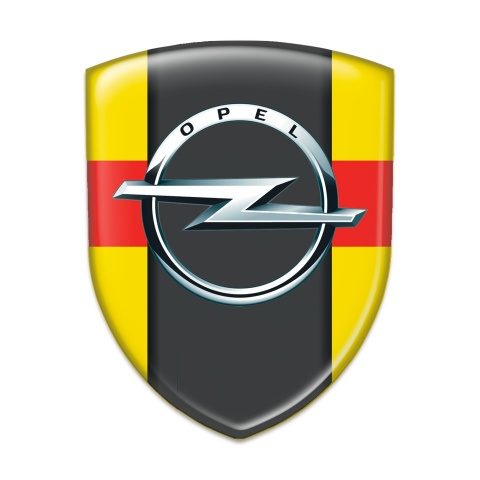 Opel Emblem Exterior Yelloow with Red Band edition 