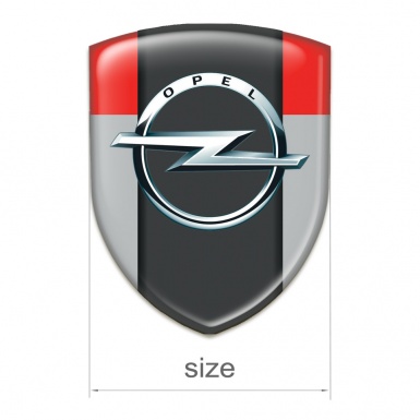 Opel Emblem Interior Grey Red Edition 