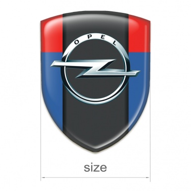 Opel Self Adhesive Car logo Emblem Blue Red Edition 