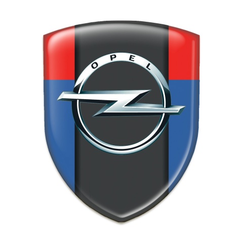 Opel Self Adhesive Car logo Emblem Blue Red Edition 