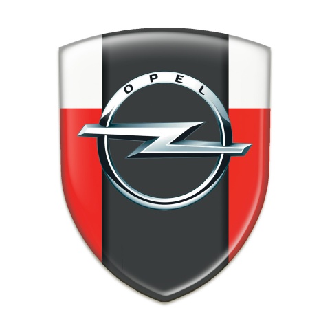 Opel Silicone Badge Red White Edition 