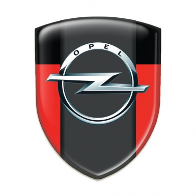 Opel Resin Sticker Red Black Edition 