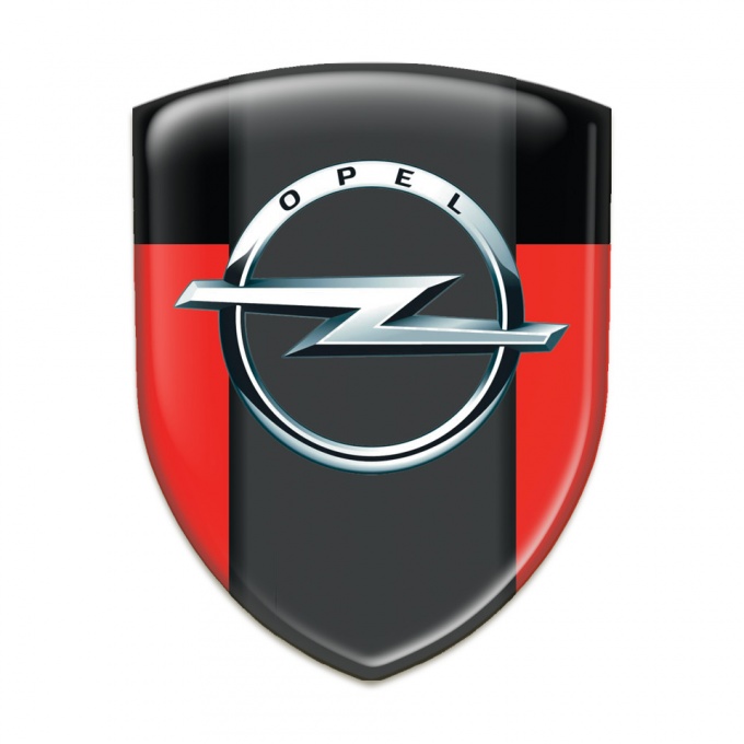 Opel Resin Sticker Red Black Edition 