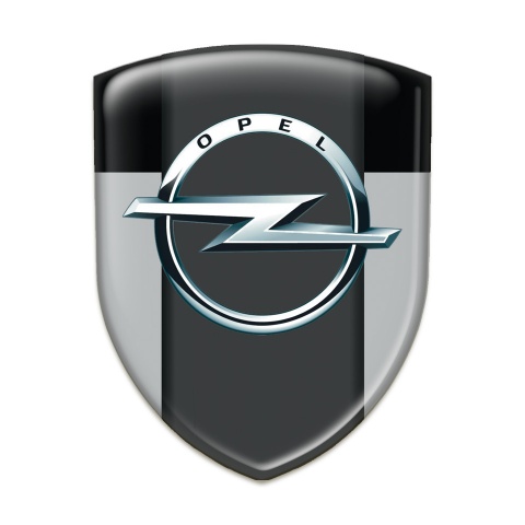 Opel Car Accessories Badge Grey Black edition 