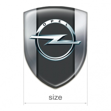 Opel Car Interior Badge Silver Edition 