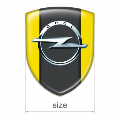 Opel Auto Emblem Premium Quality Yellow edition 