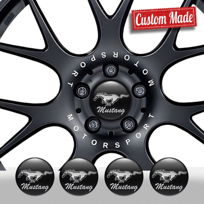 Ford Mustang Wheel Emblems Custom edition | Wheel Emblems | Stickers ...