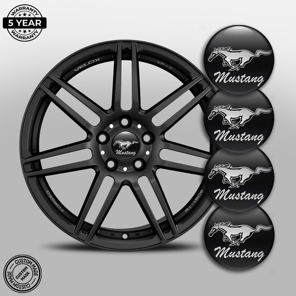 Ford Mustang Wheel Emblems Custom edition | Wheel Emblems | Stickers ...